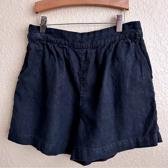 Boden Pull On Linen Shorts - Picture 2 of 8